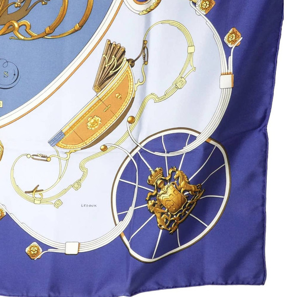 Hermes Springs 100% Silk Scarf by Philippe Ledoux 90cm × 90cm Square Carre - Picture 4 of 16